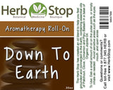 Down To Earth Aromatherapy Roll-On Label