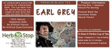 Earl Grey Loose Leaf Black Tea Label