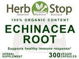 Echinacea Root Capsules Label - Front