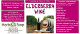 Elder Berry Wine Loose Leaf Herb & Fruit Tea Label