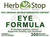 Eye Formula Capsules Label - Front