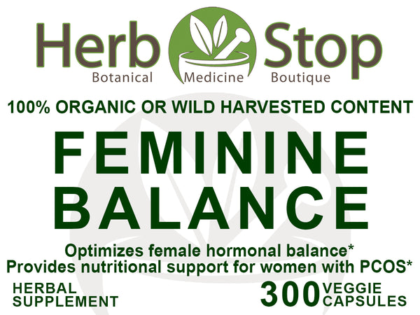 Feminine Balance Capsules Label - Front