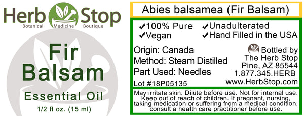 White Fir Balsam Needle Essential Oil