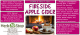 Fireside Apple Cider Herb & Fruit Tea Label