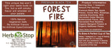 Forest Fire Loose Leaf Black Tea Label