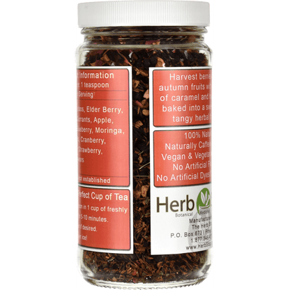Fruit Cake Rooibos Tea Jar - Back