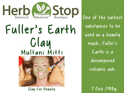 Fuller's Earth Clay - Label