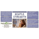 Gentle Strength Loose Leaf Herbal Tea Label
