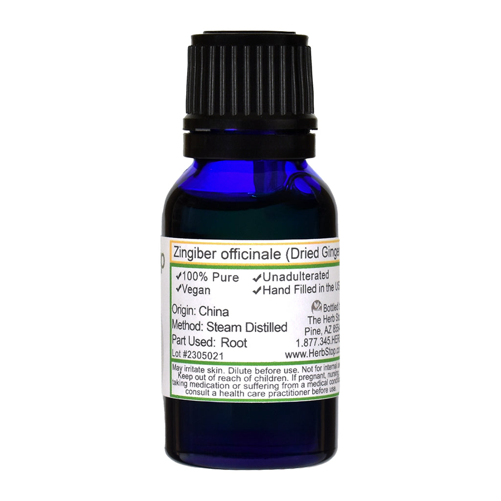 Ginger Essential Oil - Back