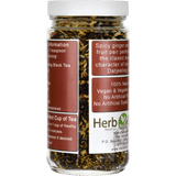 Ginger Peach Darjeeling Black Tea Jar - Back