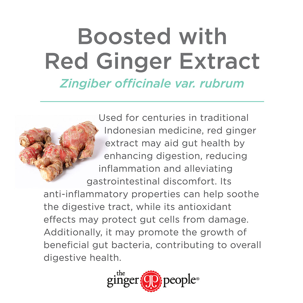 The Ginger People Ginger Rescue Hard Ginger Lozenges boosted with red ginger extract