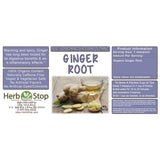 Ginger Root Herbal Tea Label