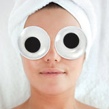 Woman with Googly Eyes Mask