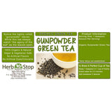 Gunpowder Loose Leaf Green Tea Label