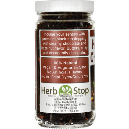 Hazelnut Chocolate Black Tea Jar - Left