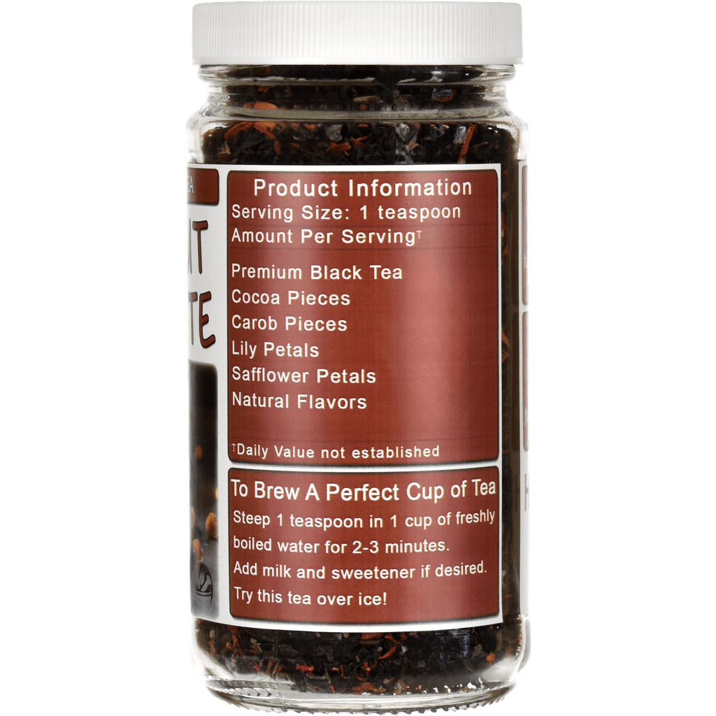 Hazelnut Chocolate Black Tea Jar - Right