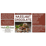 Hazelnut Chocolate Loose Leaf Black Tea Label