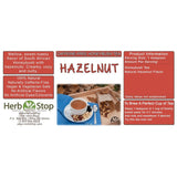 Hazelnut Loose Leaf Honeybush Tea Label