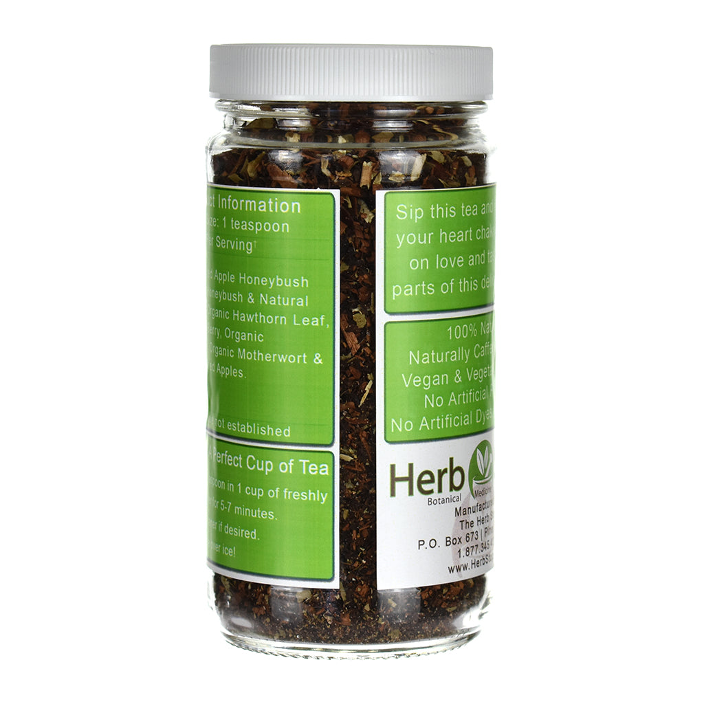 Heart Chakra Loose Leaf Tea Jar - Back