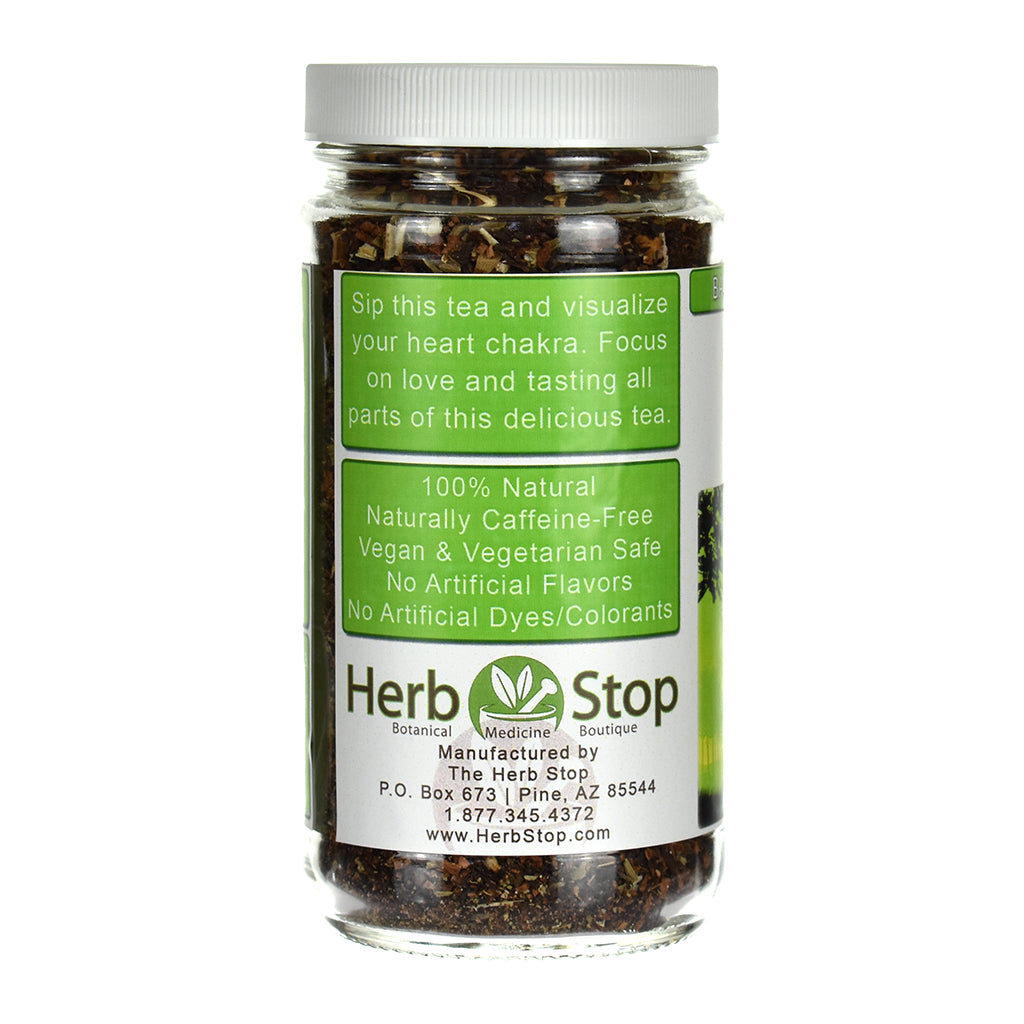 Heart Chakra Loose Leaf Tea Jar - Left
