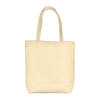 Beige tote bag on a white background