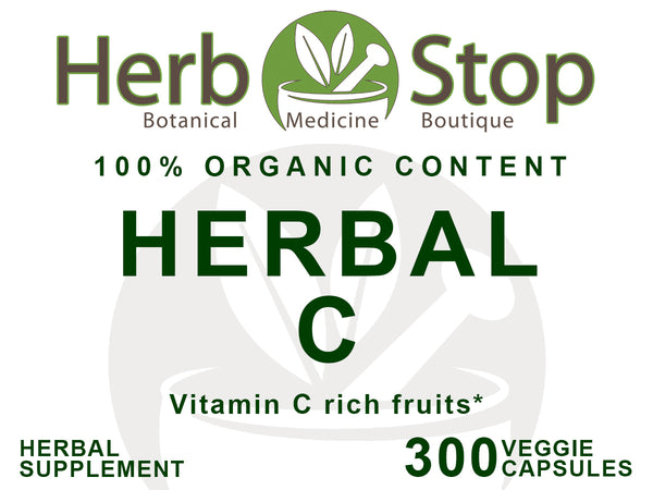 Herbal C Capsules Label - Front