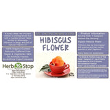 Hibiscus Flower Loose Leaf Herbal Tea Label