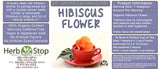 Hibiscus Flower Loose Leaf Herbal Tea Label