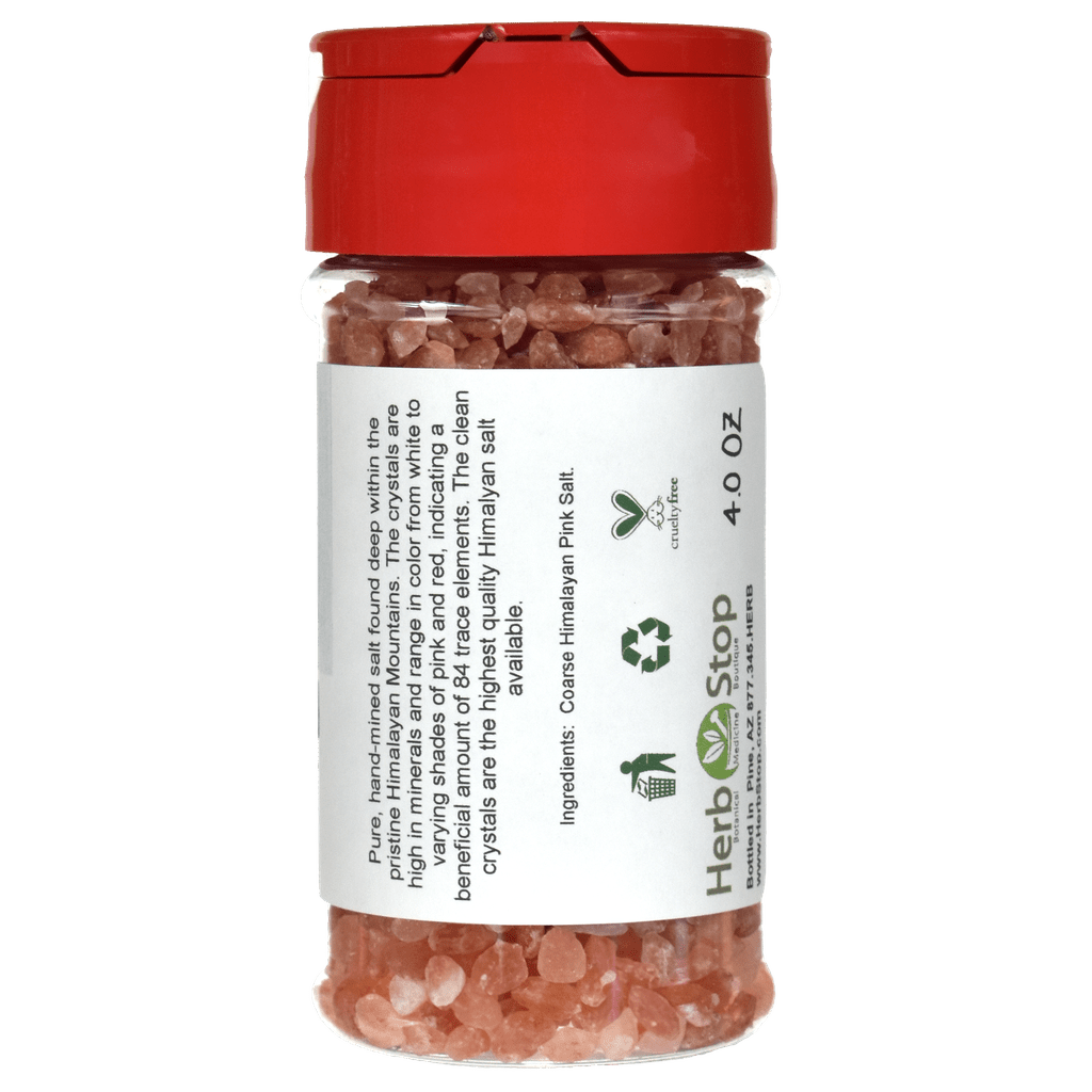 Himalayan Coarse Pink Salt Jar - Side