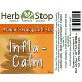 Infla-Calm Aromatherapy Roll-On Label