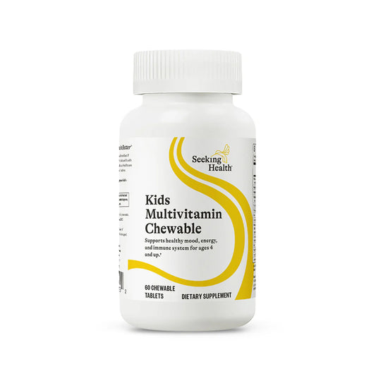 Seeking Health Kids Multivitamin Chewable bottle on a white background
