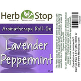Lavender Peppermint Aromatherapy Roll-On Label