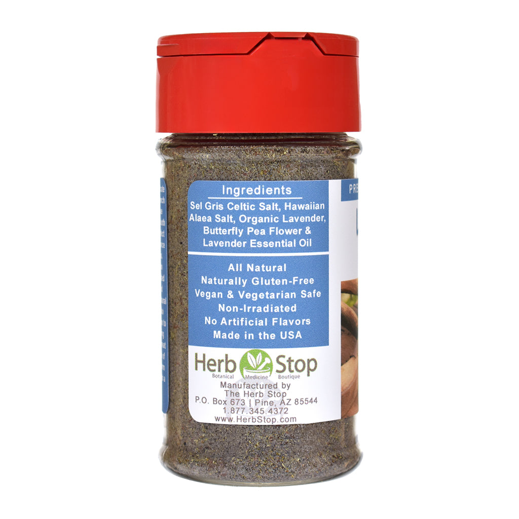 Lavender Salt Jar - Left