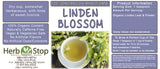Linden Blossom Loose Leaf Herbal Tea Label