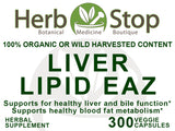 Liver Lipid Eaz Capsules Label - Front