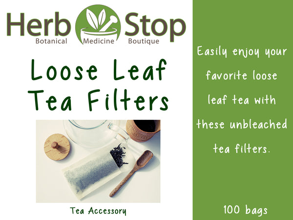 Loose Leaf Tea Filters Label - Front