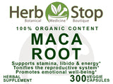 Maca Root Capsules Label - Front
