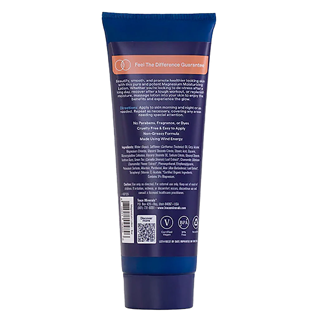Magnesium Lotion Trace Minerals Research - Back