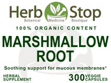 Marshmallow Root Capsules Label - Front