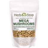 Organic Mega Mushrooms Capsules Bulk Bag