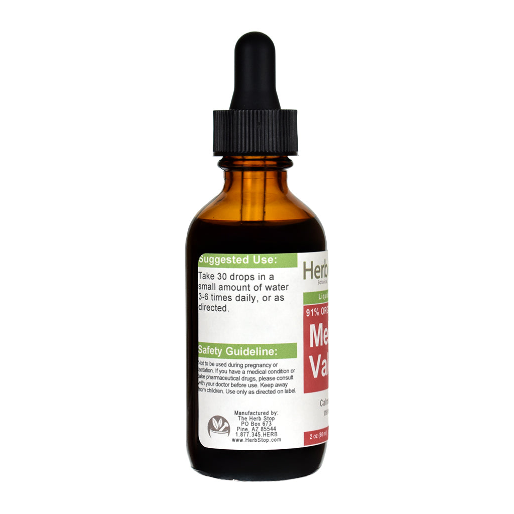Melissa/Valerian Liquid Extract  2 oz - Left
