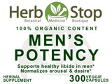 Men's Potency Capsules Label - Front