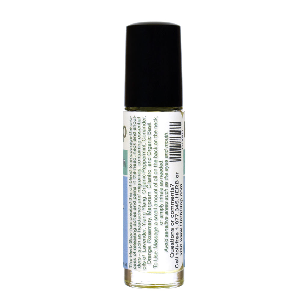 Migra Gone Aromatherapy Essential Oil Roll-On - Back