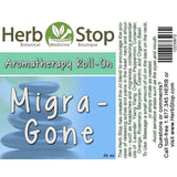 Migra-Gone Aromatherapy Roll-On Label