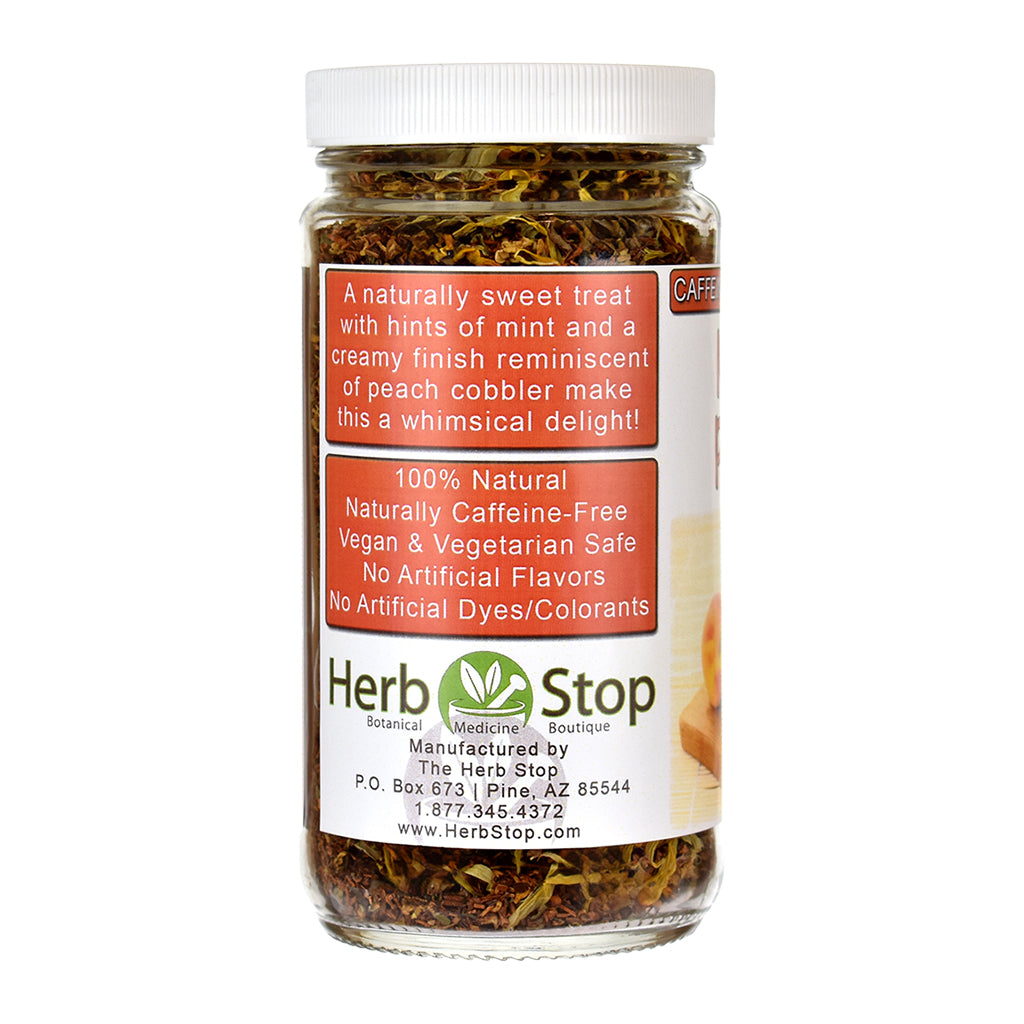 Minty Peach Loose Leaf Rooibos Tea - Left