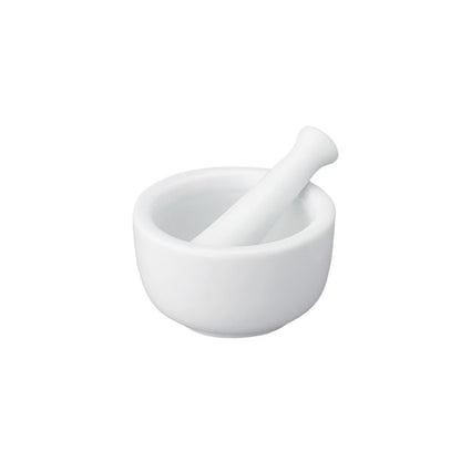 Mortar & Pestle - White Porcelain Round