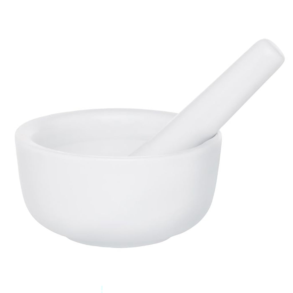 Mortar & Pestle - White Porcelain Round