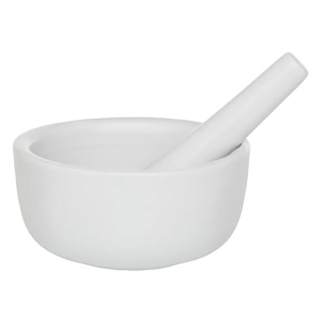 Mortar & Pestle - White Porcelain Round