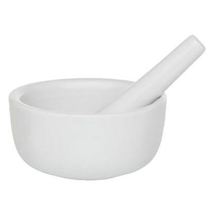 Mortar & Pestle - White Porcelain Round
