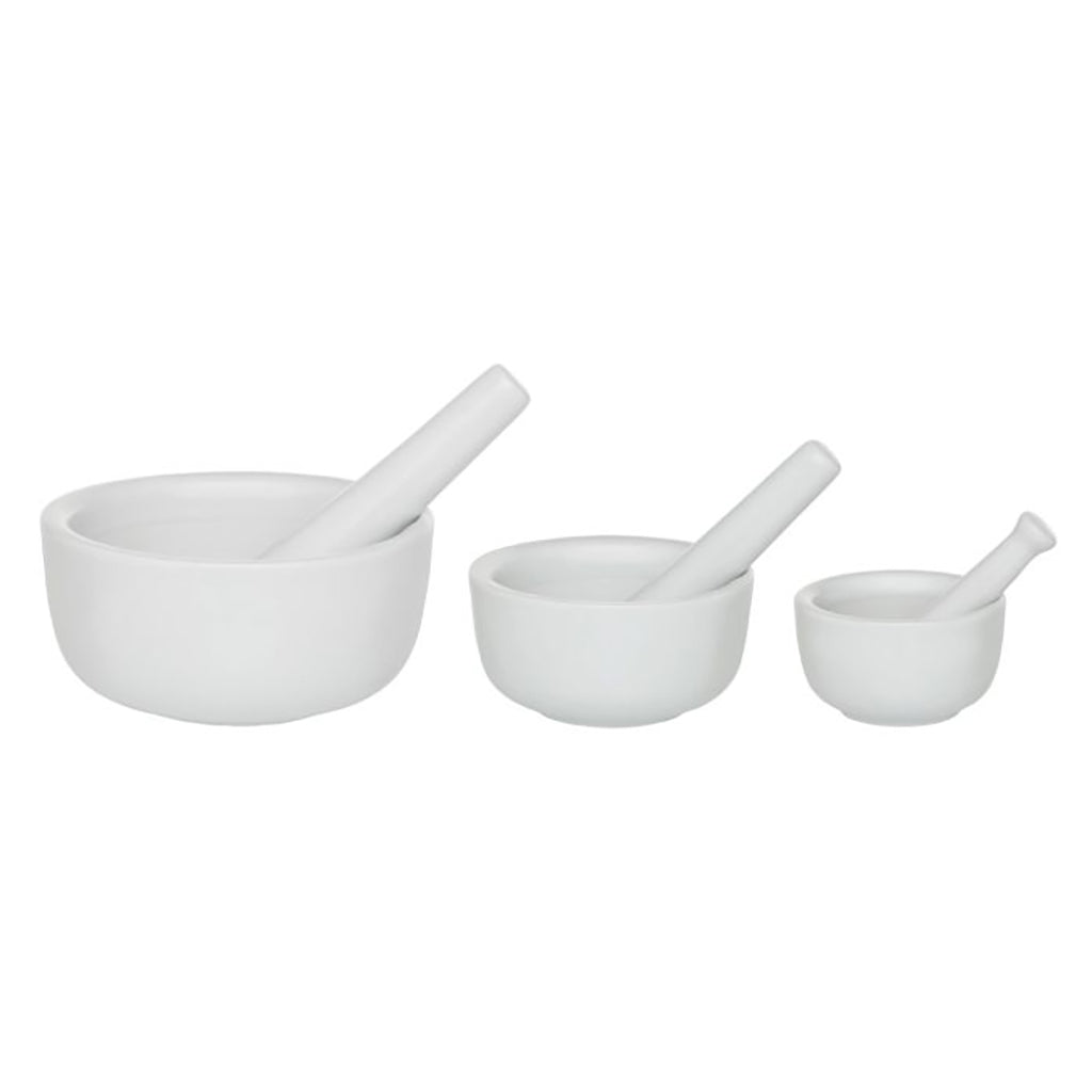 Mortar & Pestle - White Porcelain Round
